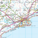 postcode centred map canvas ordnance survey landranger by love maps on ...