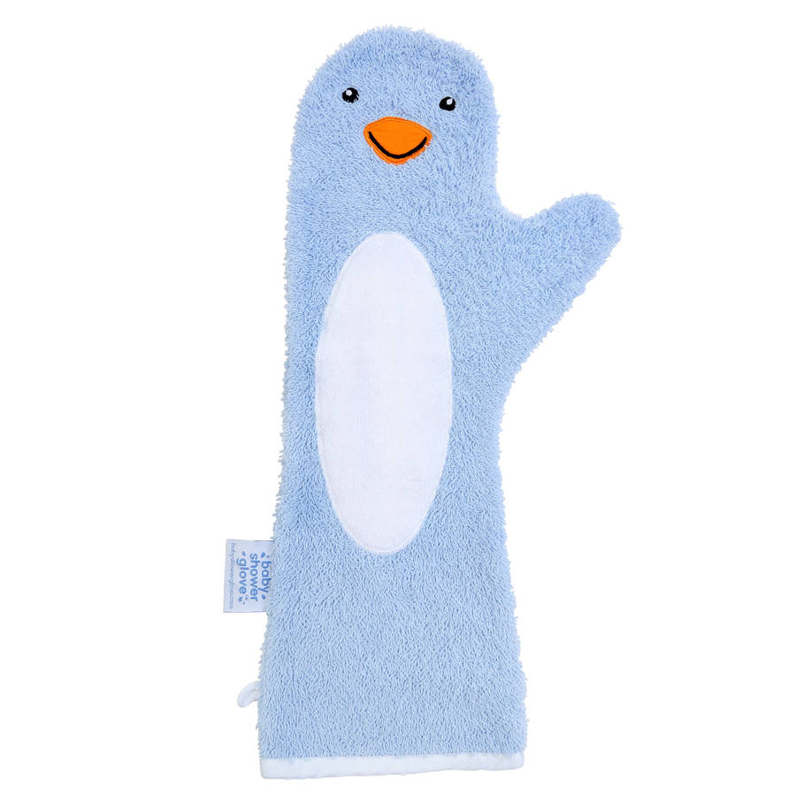 organic cotton baby swim, bath and shower wash glove by little baby
