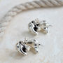 Sterling Silver Elephant Two Way Studs, thumbnail 3 of 4