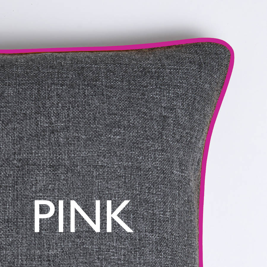 rectangular piped edge cushion by catherine colebrook