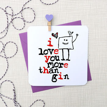 'I Love You More Than…' Personalised Anniversary Card, 2 of 4