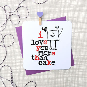 'I Love You More Than…' Personalised Anniversary Card, 4 of 4