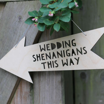 Personalised Wedding Wooden Sign, 3 of 5