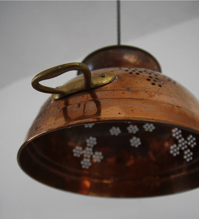 copper colander