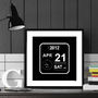 Personalised Special Occasion Clock Poster, thumbnail 1 of 8