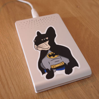 Frenchie Super Heroes Sticker Pack, 3 of 7