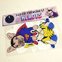Frenchie Super Heroes Sticker Pack, thumbnail 5 of 7