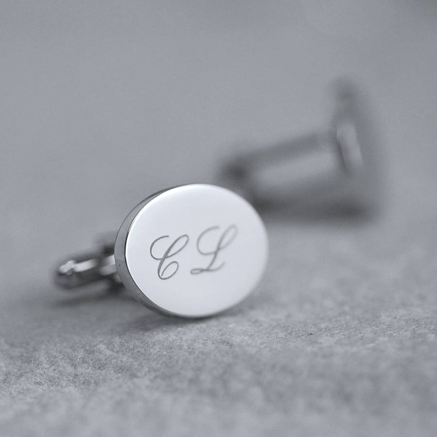 Image of Script Initial Cufflinks