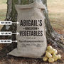 Personalised Hessian Vegetable Sack, thumbnail 4 of 4