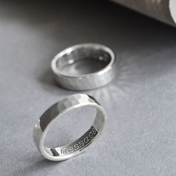 Sterling Silver Secret Message Ring, 5 of 12