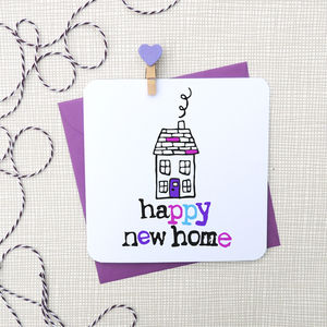 'happy New Home' Card By Parsy Designs