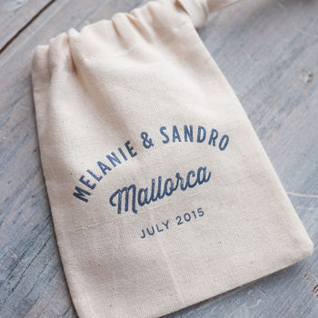 Personalised Cotton Favour Bags, 9 of 9