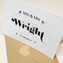 Personalised Wedding Card With Diamantes, thumbnail 4 of 9