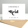 Personalised Wedding Card With Diamantes, thumbnail 8 of 9