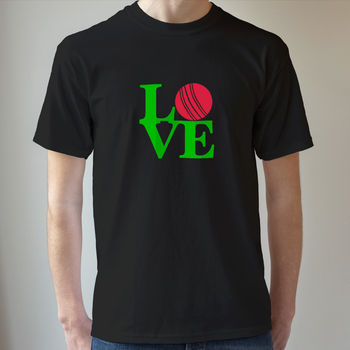 Love Cricket T Shirt, 2 of 9