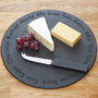 Personalised Slate Round Serving Board, thumbnail 4 of 9