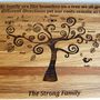 Personalised Family Tree Oak Board, thumbnail 4 of 8