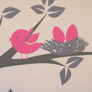 personalised bird's nest tree wall stickers by parkins interiors ...