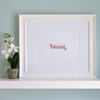 Bespoke White Bevelled Picture Frame, 7 of 9