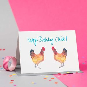 'Happy Birthday Chick!' Chicken Birthday Card By Jenny Jackson ...