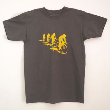 Cyclists And Their Shadows T Shirt, 8 of 9