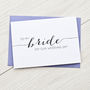 'To My Bride' Wedding Day Card, thumbnail 1 of 4