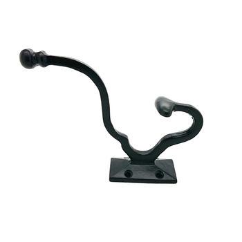 Egypt Cast Iron Hat And Coat Hook Black, 2 of 4