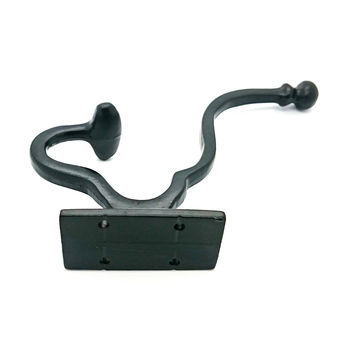 Egypt Cast Iron Hat And Coat Hook Black, 4 of 4