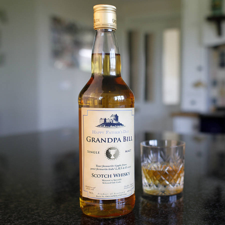 Personalised Father's Day Scotch Whisky