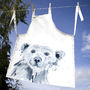 Inky Polar Bear Apron, thumbnail 1 of 4