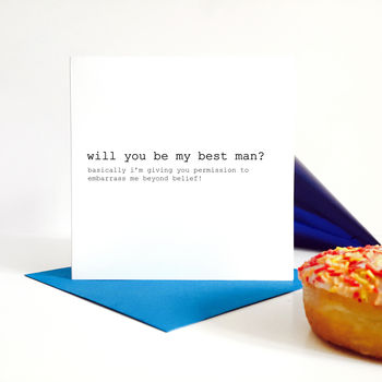Will You Be My Best Man Card, 3 of 3