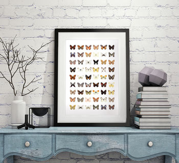 Colour Butterflies Print, 2 of 4