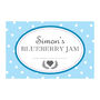 Personalised Spotty Jam Jar Labels, thumbnail 3 of 4