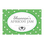 Personalised Spotty Jam Jar Labels, thumbnail 4 of 4