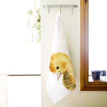 Inky Duckling Tea Towel, 3 of 7