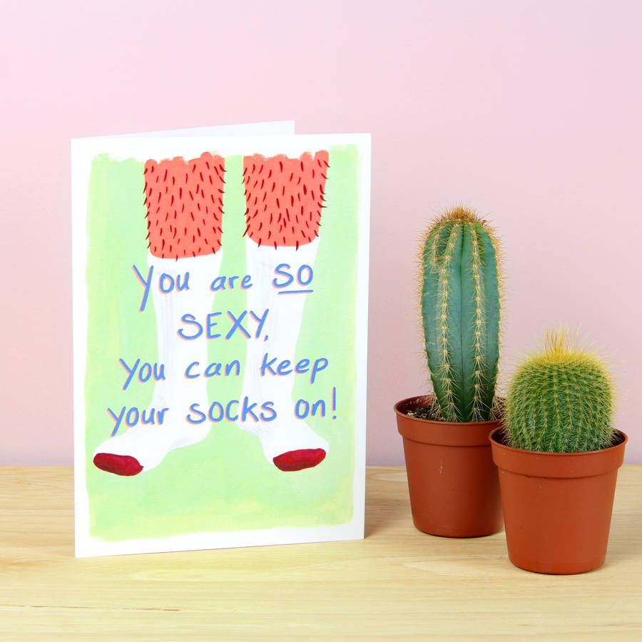 Sexy Legs Valentine's Card