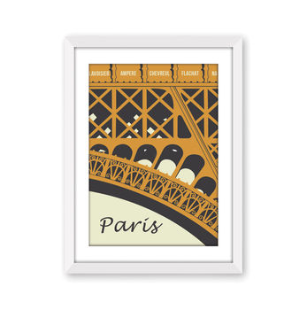 Paris Eiffel Tower Art Print, 3 of 4