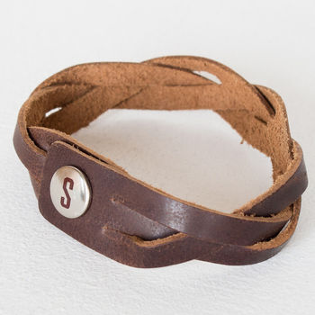 Braided Leather Bracelet, 3 of 5