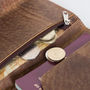 Personalised Leather Travel And Currency Wallet, thumbnail 3 of 12