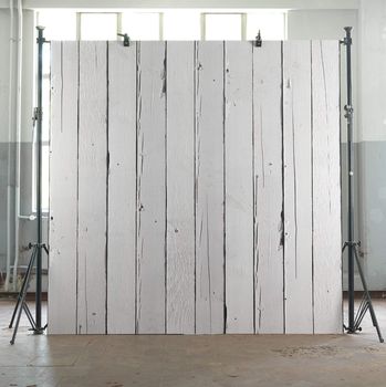 White Scrapwood Wallpaper By Piet Hein Eek, 2 of 2