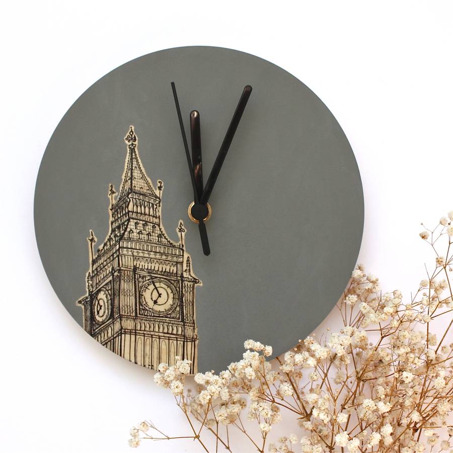 Big Ben Handmade Clock By Adam Regester Design