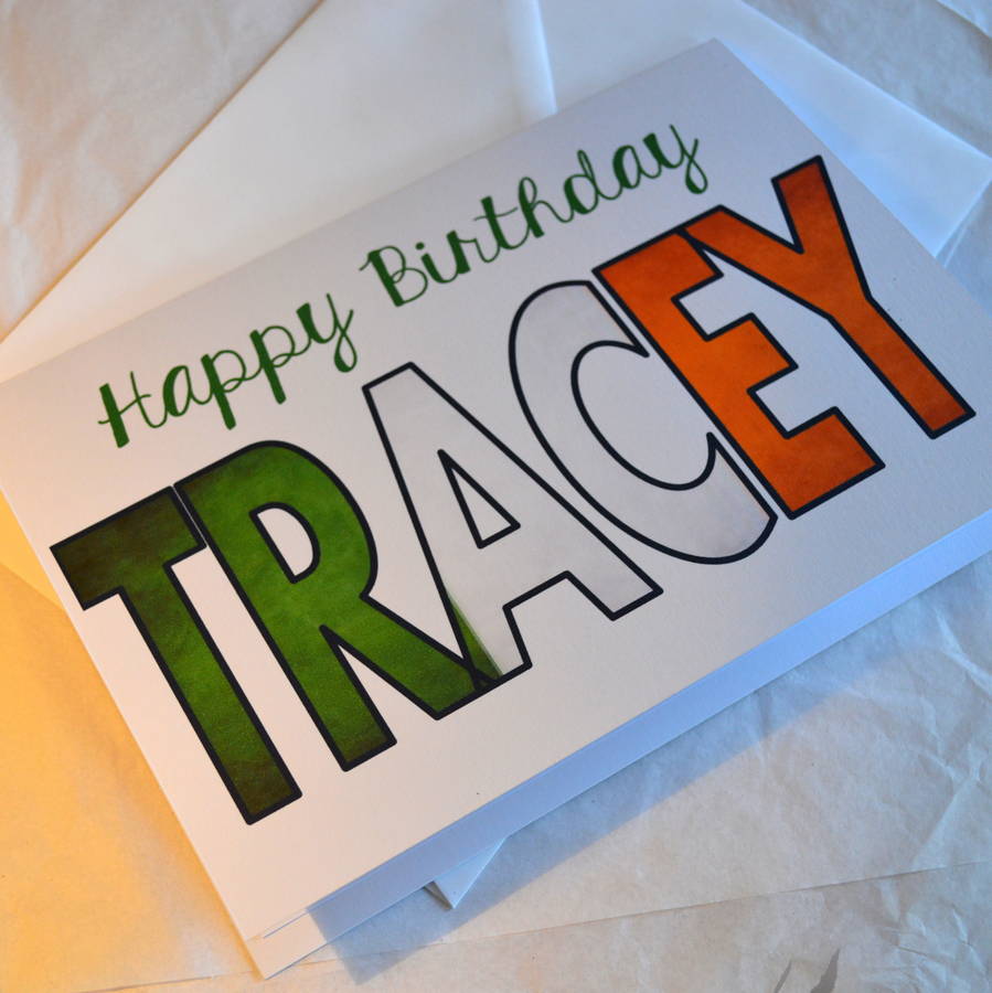 Personalised Happy Birthday Ireland By Sew Very English