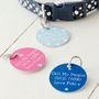 Get Your People To Call My People Personalised Pet Tag, thumbnail 2 of 4