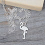 Flamingo Necklace In Sterling Silver, thumbnail 1 of 4