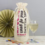 Personalised 'Teachers End Of Year Tipple' Wine Bag, thumbnail 1 of 12