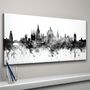 Oxford Skyline Cityscape Black And White, thumbnail 1 of 5