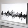 Oxford Skyline Cityscape Black And White, thumbnail 2 of 5