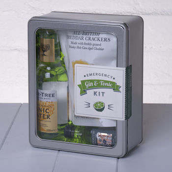 'Emergency Gin And Tonic' Kit With Crackers, 2 of 4
