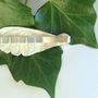 Sterling Silver Sycamore Seed Personalised Tie Pin, thumbnail 2 of 4