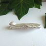 Sterling Silver Sycamore Seed Personalised Tie Pin, thumbnail 3 of 4